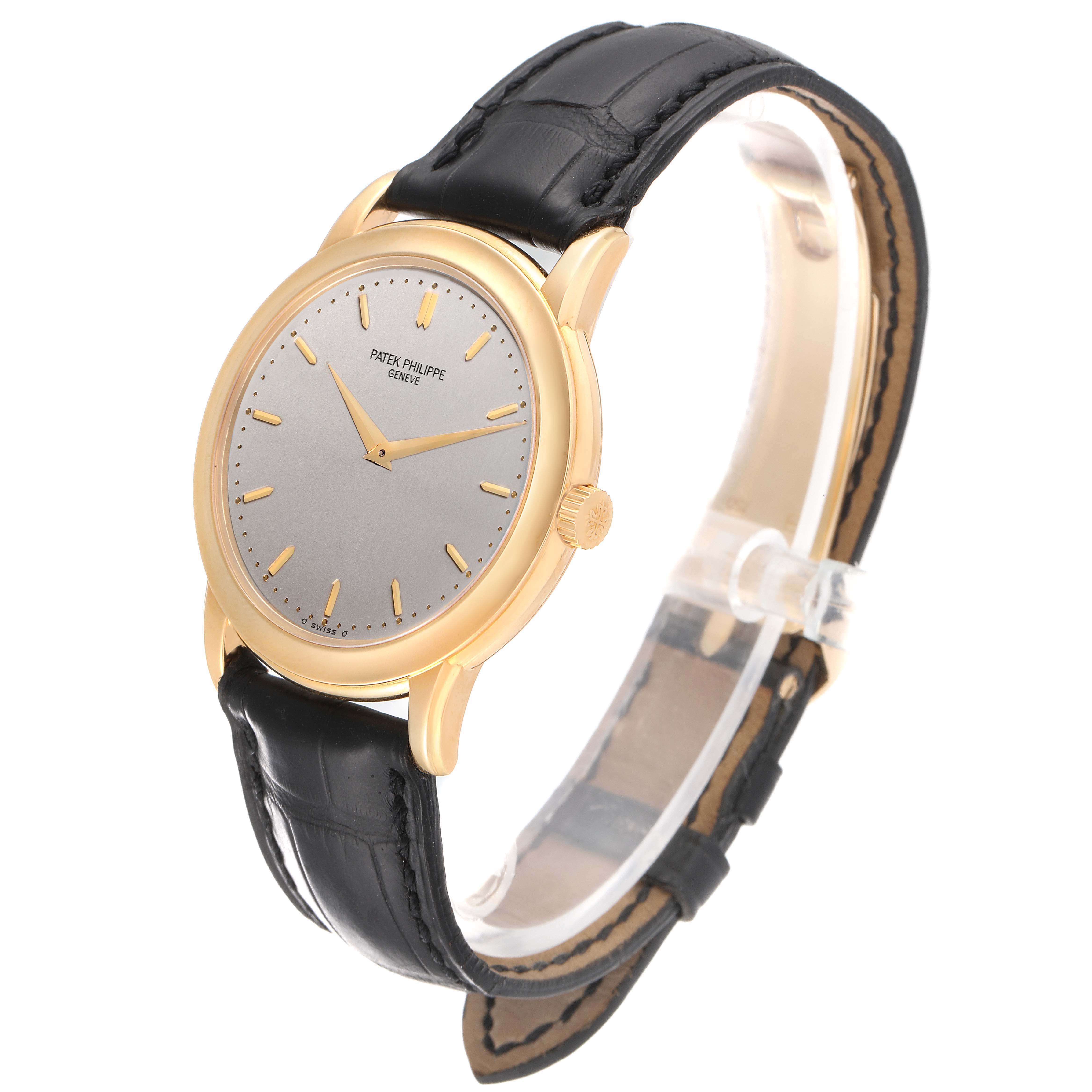 専用-PATEK PHILIPPE GENEVE 手巻き 金無垢 直径約50mm Patek Philippe 2458J Massive Vintage 36mm Calatrava Watch