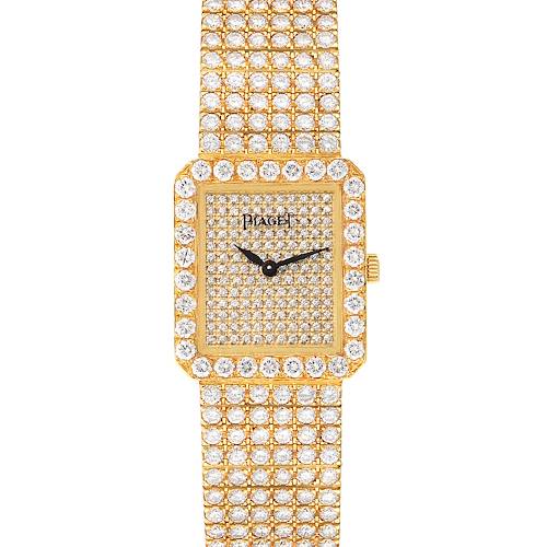 Photo of Piaget 18K Yellow Gold Diamond Dial Bracelet Ladies Watch 83541
