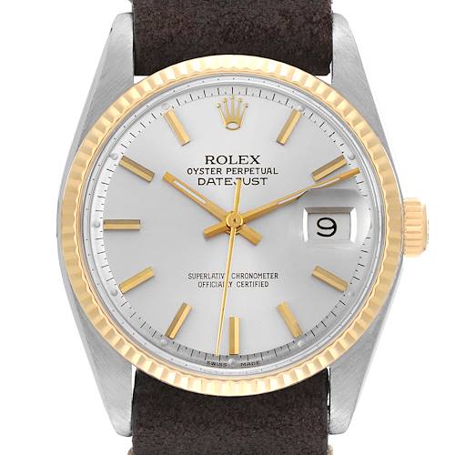 Photo of NOT FOR SALE Rolex Datejust Steel Yellow Gold Silver Dial Vintage Mens Watch 1601 PARTIAL PAYMENT