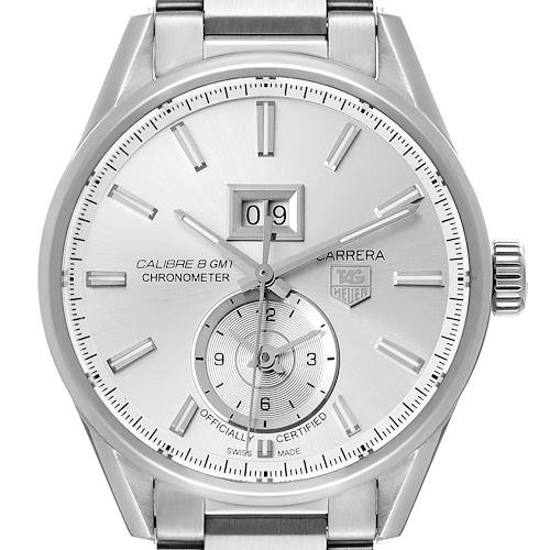 Photo of Tag Heuer Carrera Calibre Silver Dial Steel Mens Watch WAR5011