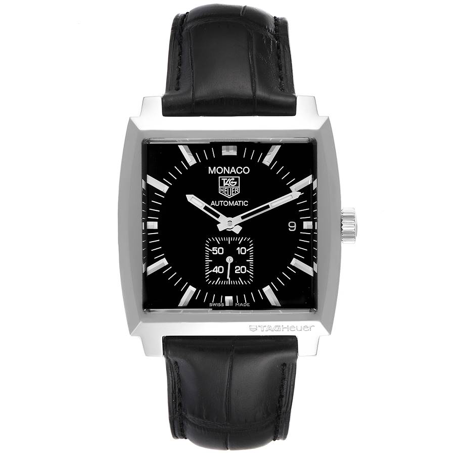 TAG HEUER Cinturino Nero MONACO 22mm FC6241 CAW211A WW2110 CW2111 - Foto 13