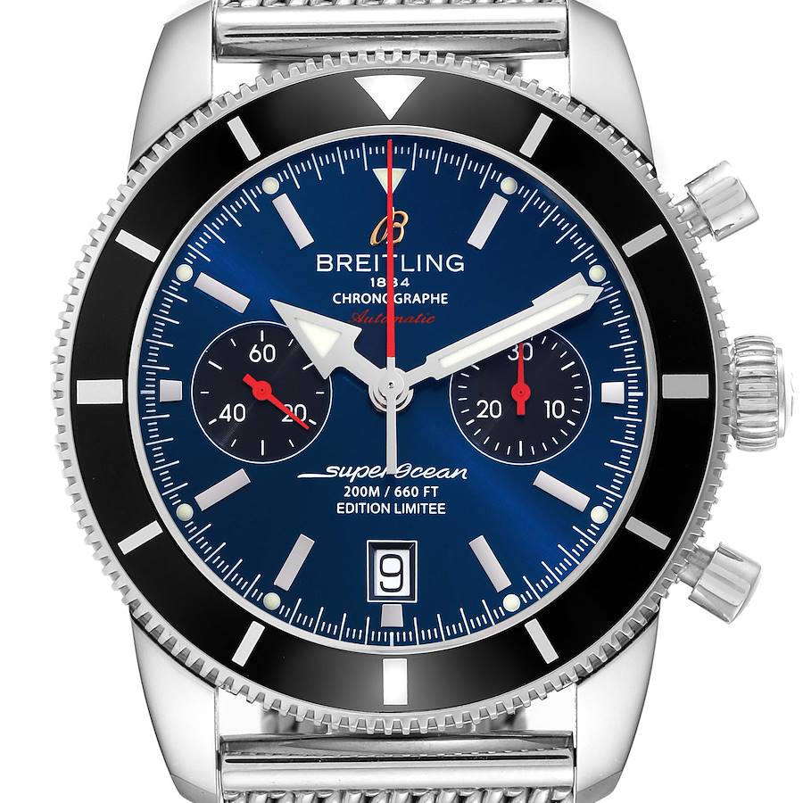Breitling SuperOcean Heritage 125 Anniversary Limited Edition Steel Mens Watch A23320 SwissWatchExpo
