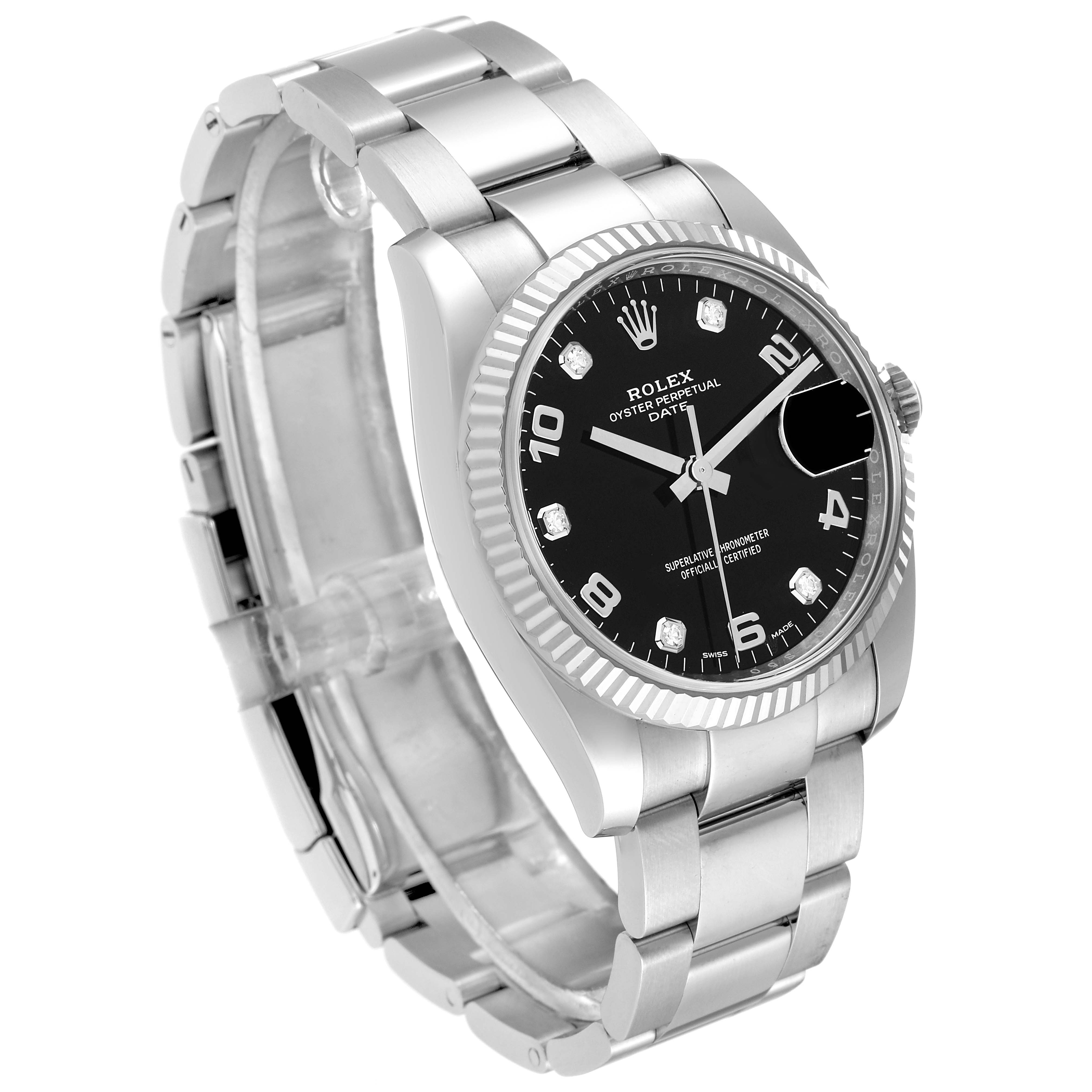 Rolex Date Stainless Steel 115234 | Stock 58394 | SwissWatchExpo