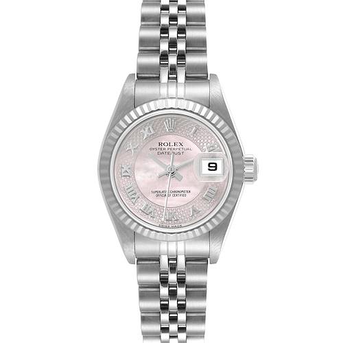 Photo of Rolex Datejust Decorated Mother of Pearl Dial Ladies Watch 79174