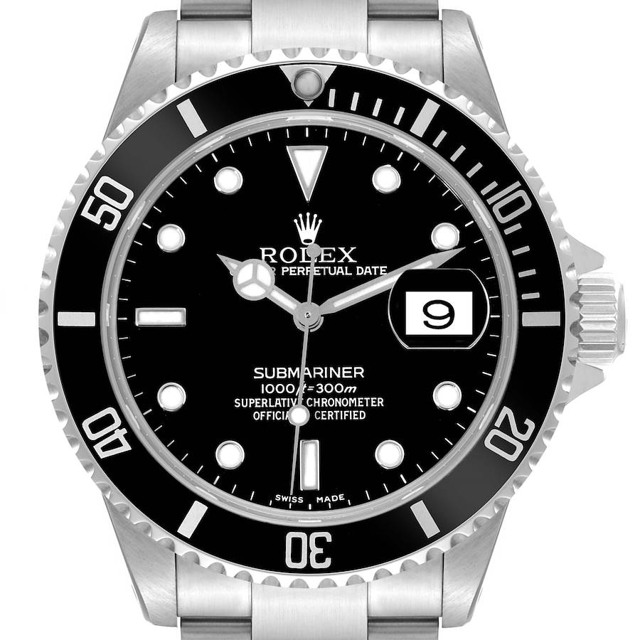 NOT FOR SALE Rolex Submariner Date Black Dial Steel Mens Watch 16610 + 1 EXTRA LINK PARTIAL PAYMENT SwissWatchExpo