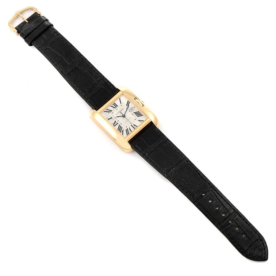 Cartier Tank Anglaise Yellow Gold Large Mens Watch W5310030 Box Papers ...