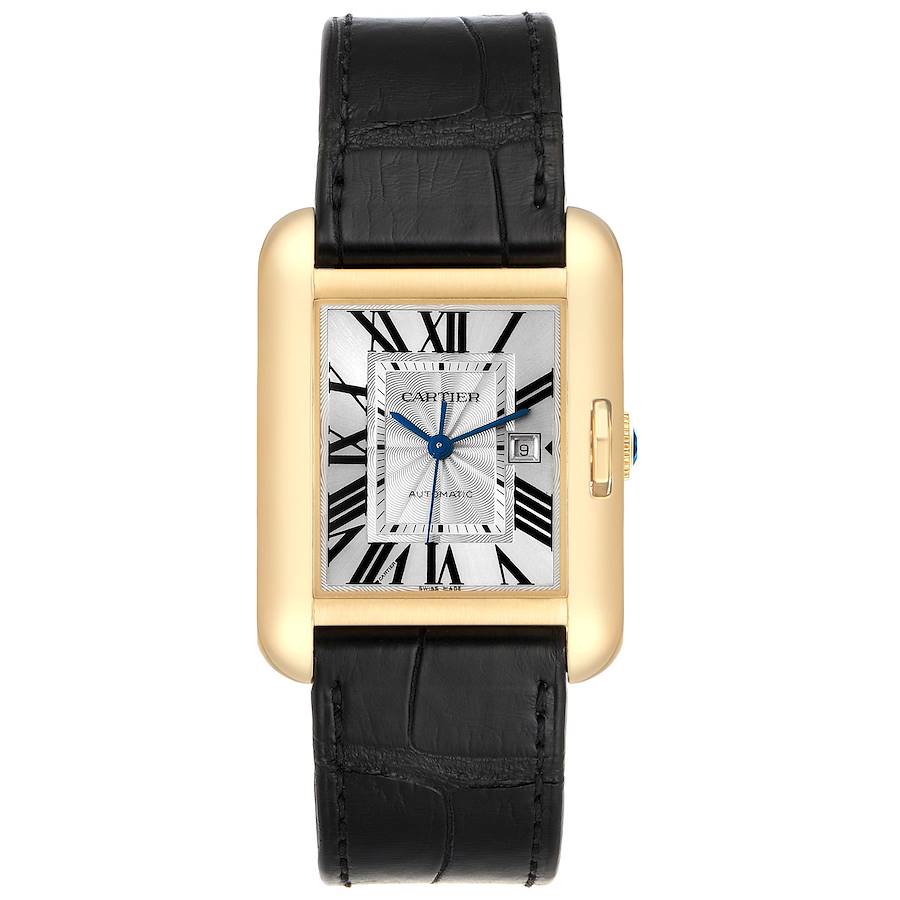 Cartier Tank Anglaise 18K Rose Gold Large Mens Watch Box/Papers W5310002 3504