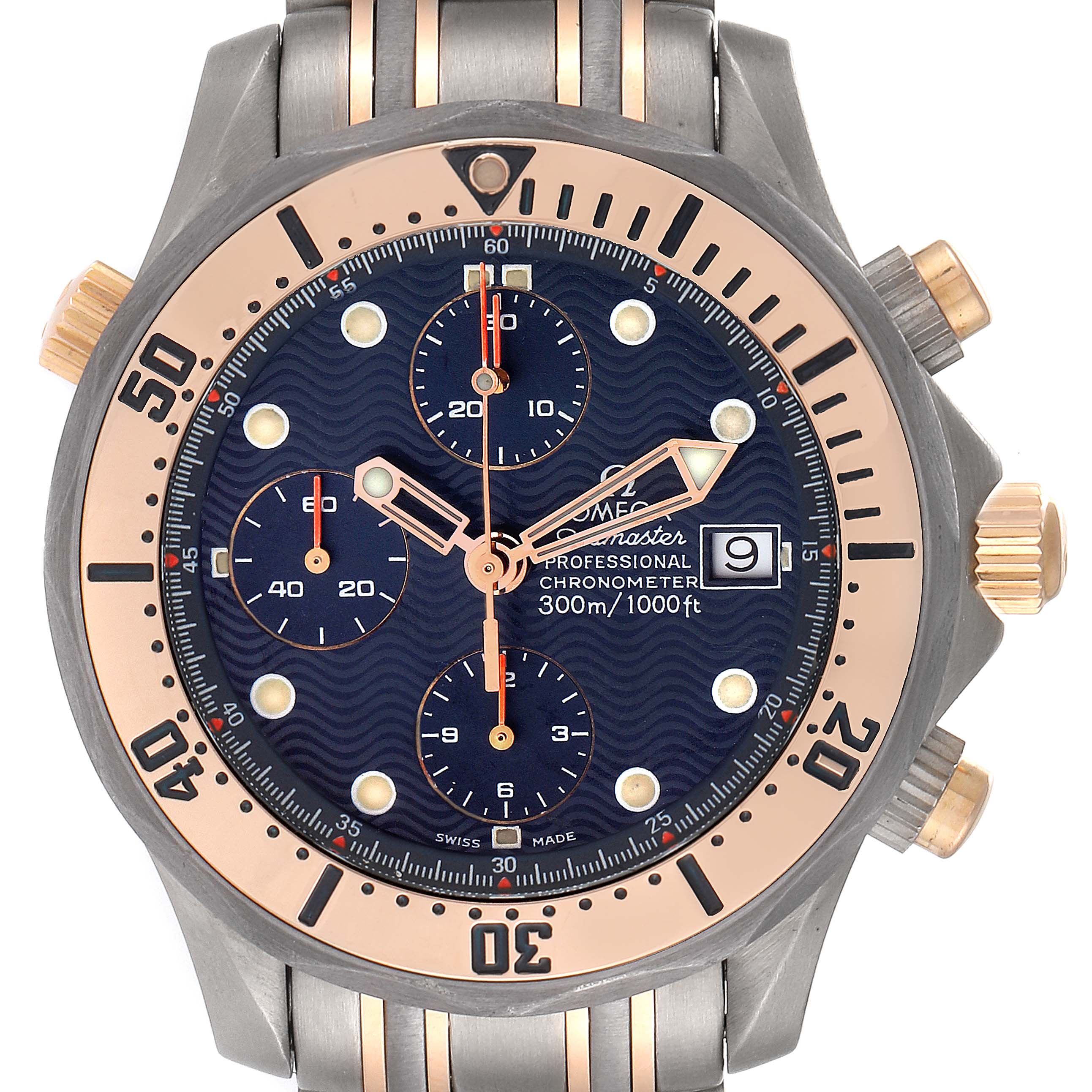 Omega Seamaster 41mm Titanium 18K Rose 