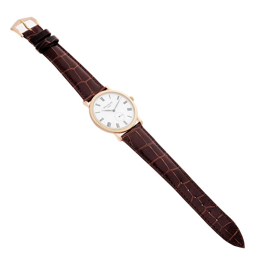 Patek Philippe Calatrava Watch Rose Gold 5119R | SwissWatchExpo