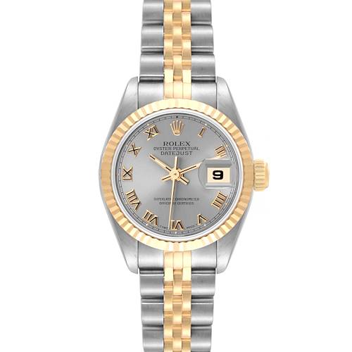 Photo of Rolex Datejust Slate Dial Steel Yellow Gold Ladies Watch 69173