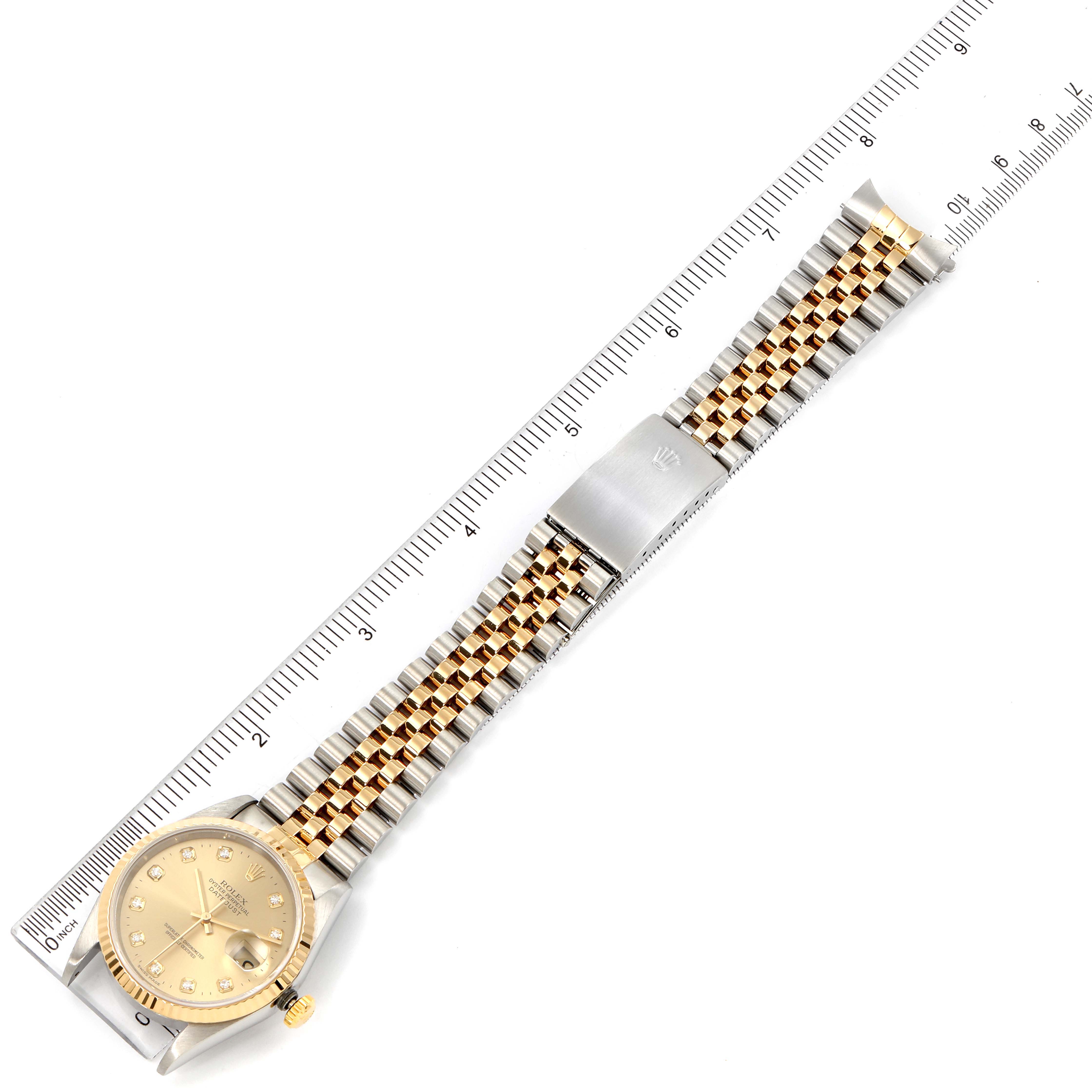 rolex 16233 gold with diamonds