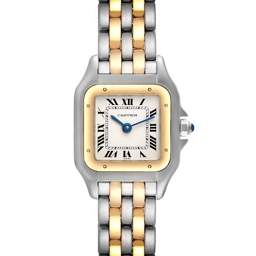 Photo of Cartier Panthere Steel Yellow Gold 2 Row Ladies Watch W25029B6