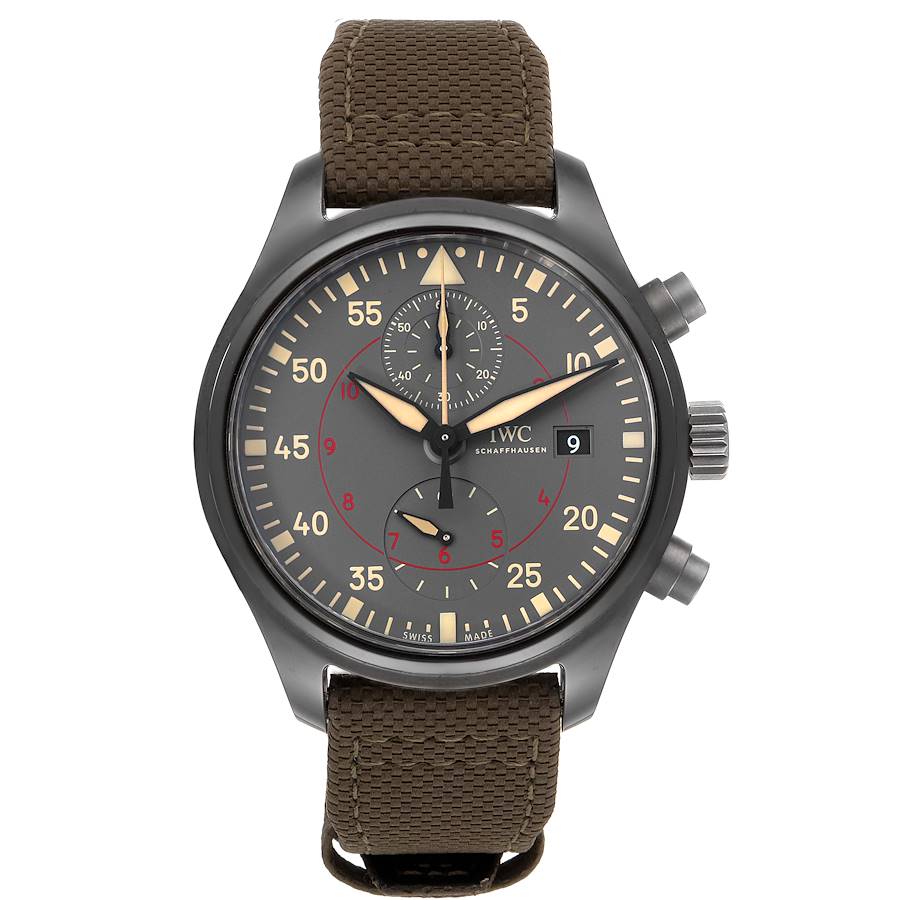 IWC Pilot Top Gun Miramar Ceramic Mens Watch IW389002 SwissWatchExpo