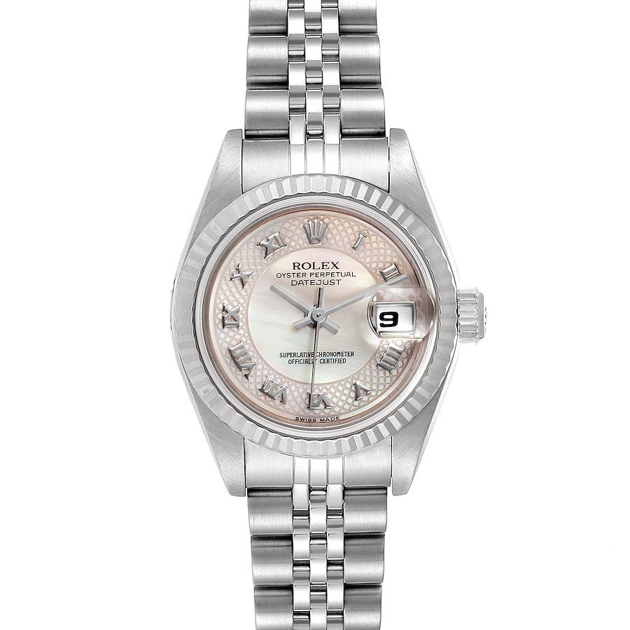 Rolex Datejust Decorated Mother of Pearl Dial Ladies Watch 79174 SwissWatchExpo