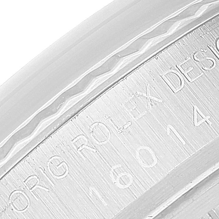 The image shows a close-up of the engraving on the side of a Vintage Collection Rolex watch.