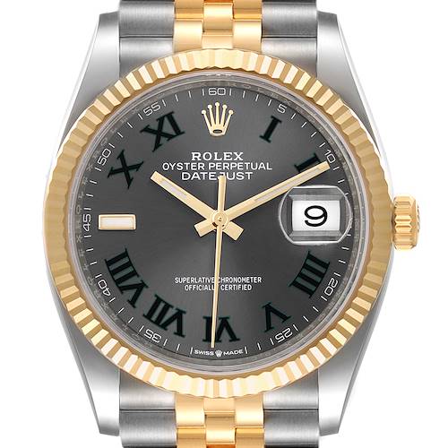 Photo of Rolex Datejust Steel Yellow Gold Wimbledon Dial Mens Watch 126233 Unworn
