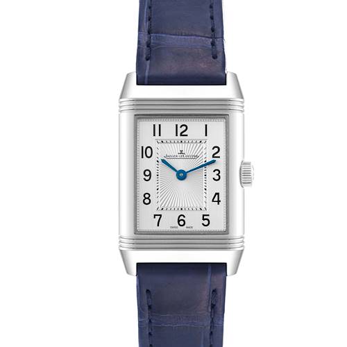 Photo of Jaeger LeCoultre Reverso Duetto Steel Diamond Ladies Watch 211.8.44 Q2668432 Box Card