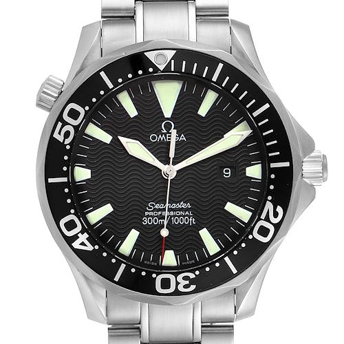 Photo of Omega Seamaster 41mm Black Dial Stainless Steel Mens Watch 2264.50.00