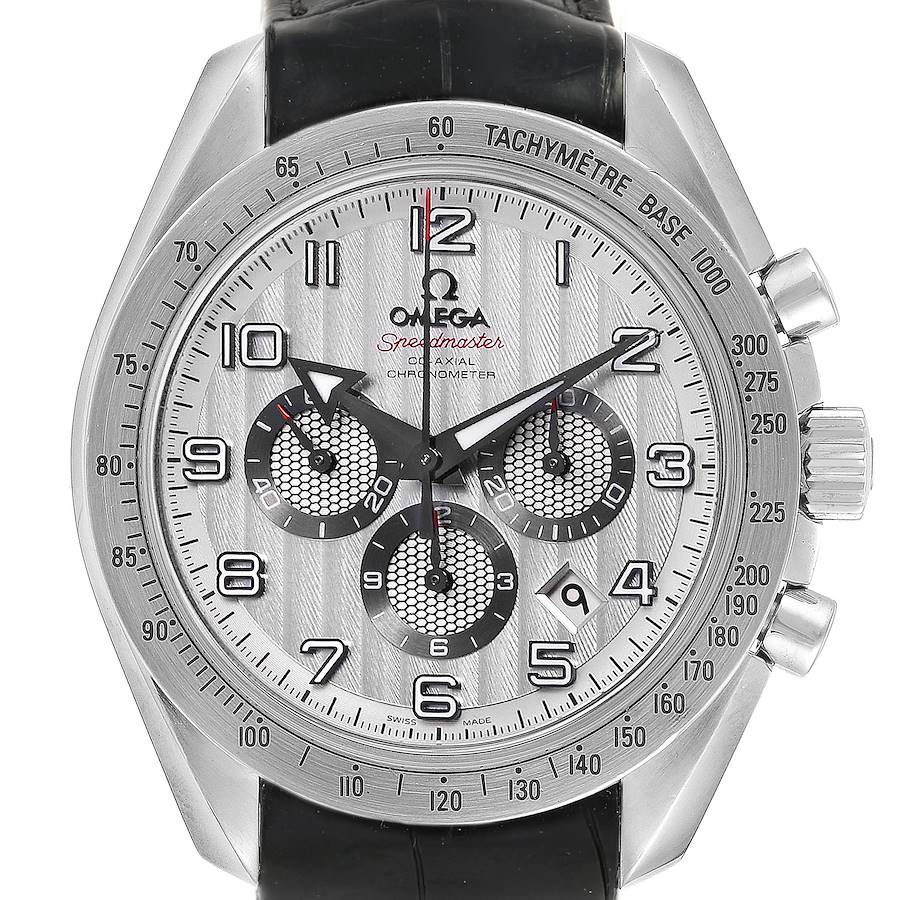 Omega Speedmaster Broad Arrow Silver Dial Watch 321.13.44.50.02.001 SwissWatchExpo