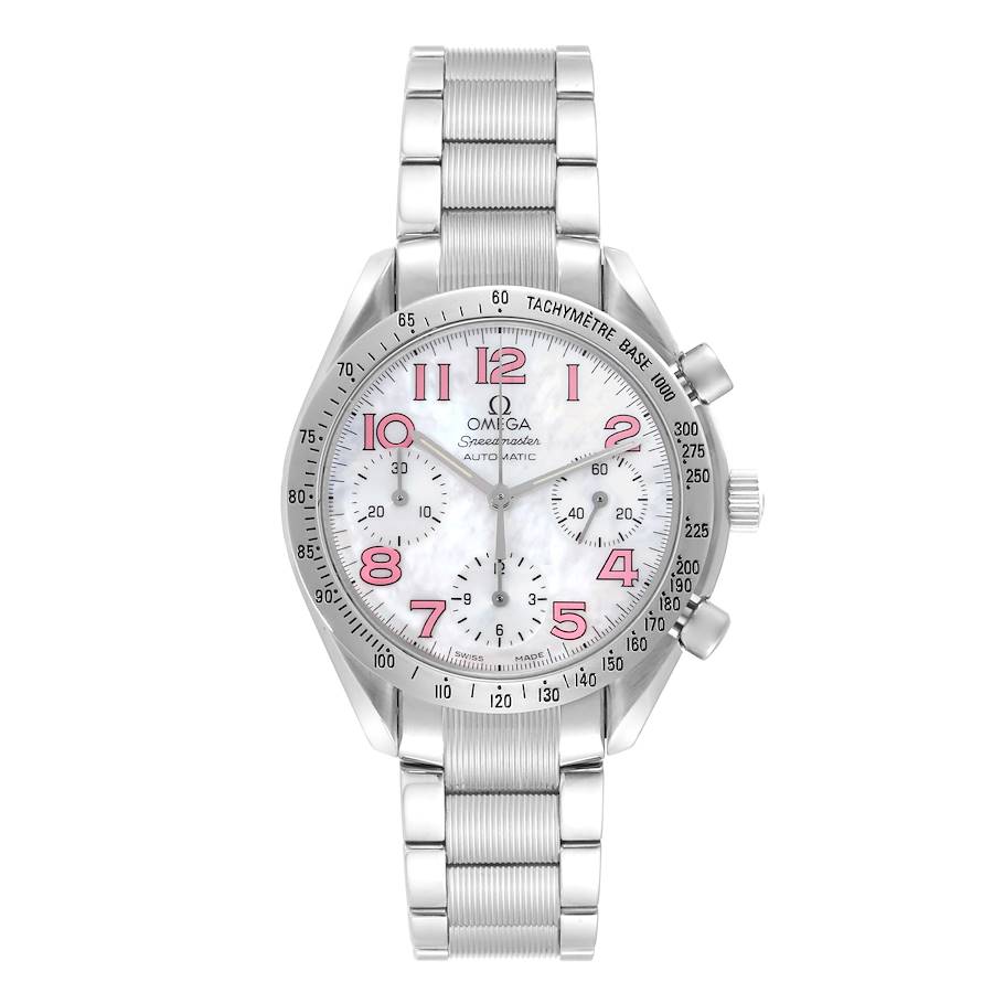 Omega Speedmaster Mother of Pearl Dial Steel Mens Watch 3834.74.34 
