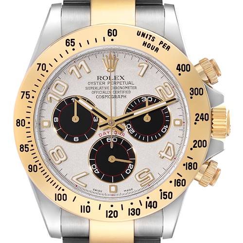 Photo of *NOT FOR SALE* Rolex Daytona Panda Dial Steel Yellow Gold Mens Watch 116523 Box Card (PARTIAL PAYMENT FOR JS)