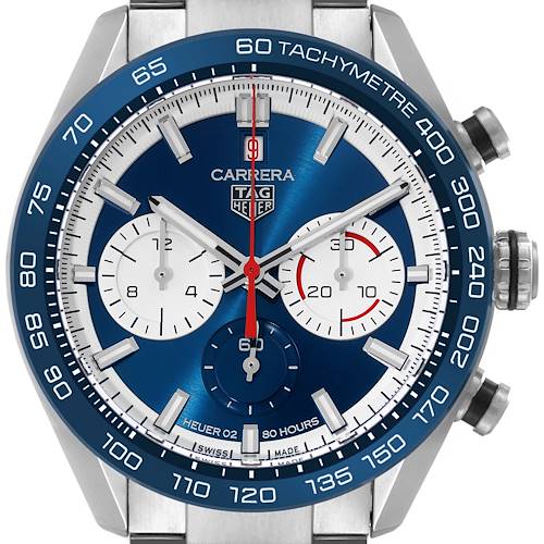 Photo of Tag Heuer Carrera 160 Years Anniversary Steel Mens Watch CBN2A1E Box Card