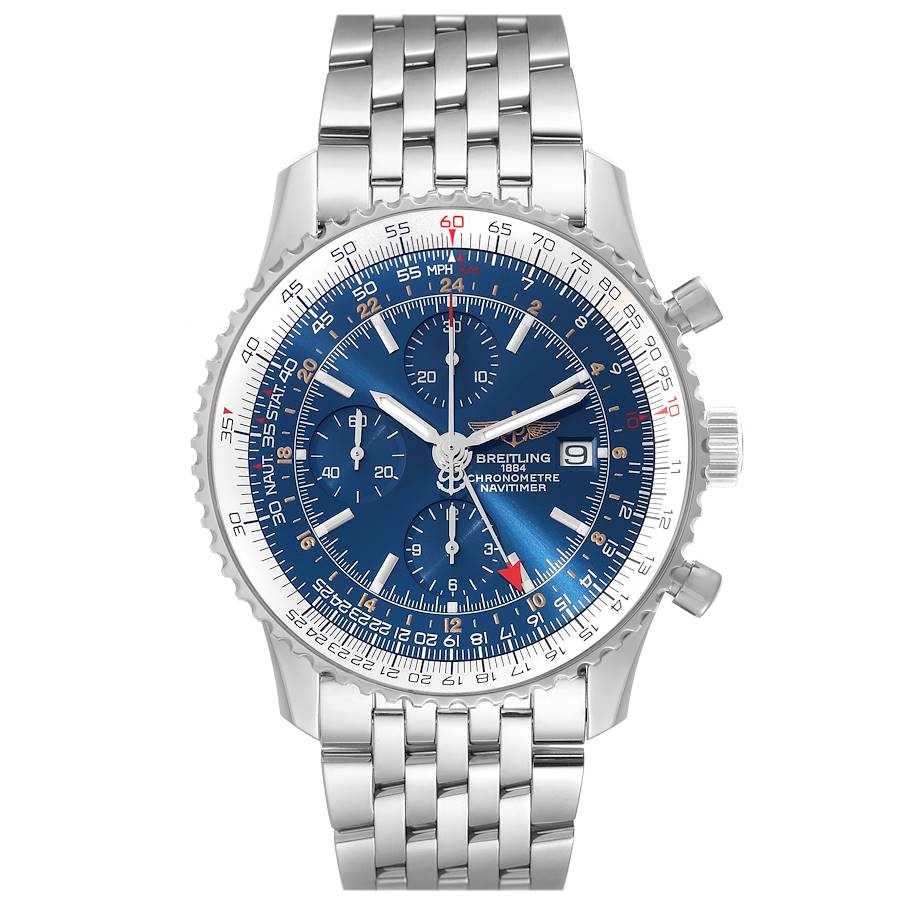 Breitling navitimer world mens watch store