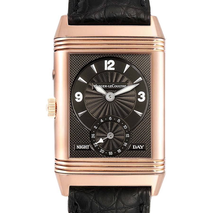 Jaeger LeCoultre Reverso Duo Day Night Rose Gold Watch 270.2.54 Q270254 ...