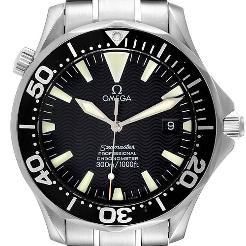 Photo of Omega Seamaster 300M Chronometer Black Dial Steel Mens Watch 2254.50.00