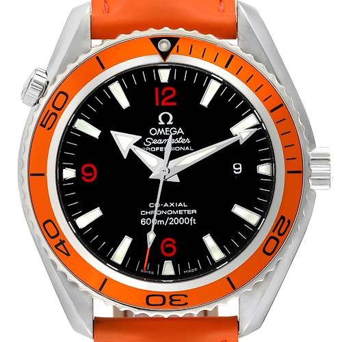 Photo of Omega Seamaster Planet Ocean 600m Steel Mens Watch 2908.50.82 Box Card