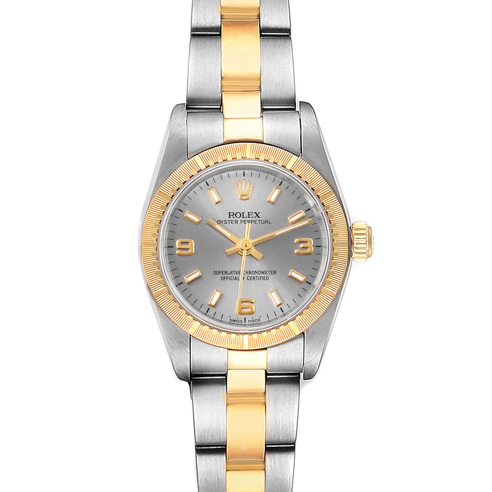 Rolex Oyster Perpetual Steel and Gold (two tone) 76243