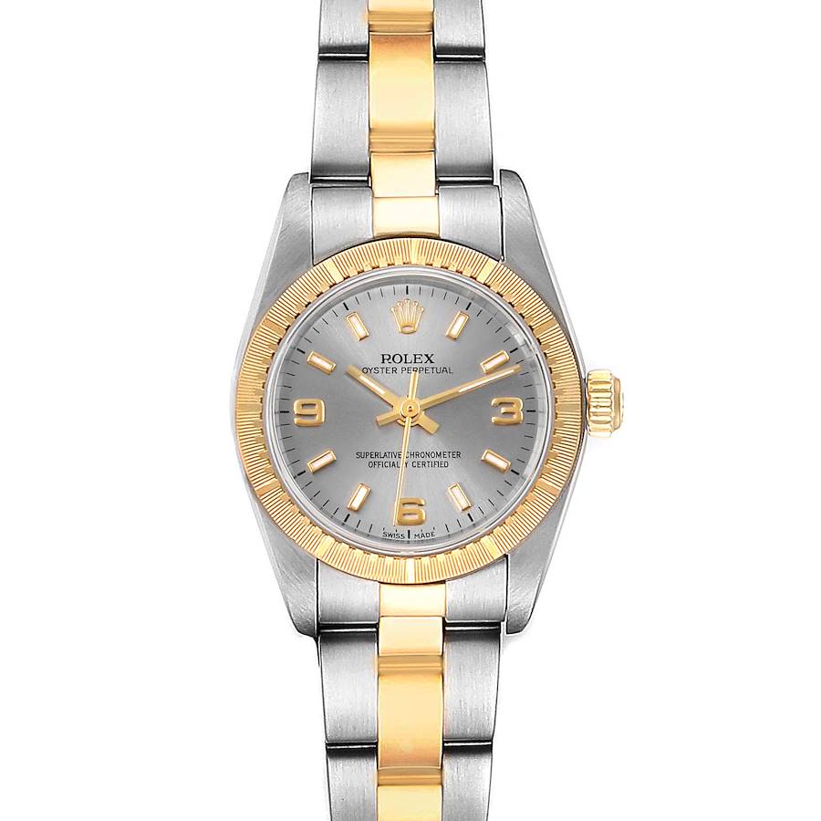 Rolex Oyster Perpetual Steel Yellow Gold Ladies Watch 76243 SwissWatchExpo
