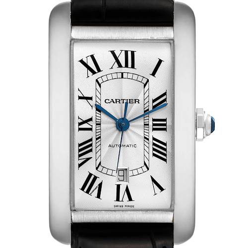 Photo of Cartier Tank Americaine XL White Gold Mens Watch W2609956