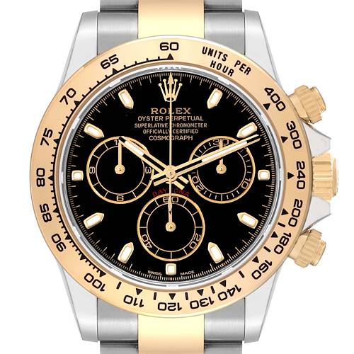 Photo of NOT FOR SALE Rolex Cosmograph Daytona Steel Yellow Gold Black Dial Mens Watch 116503 Box Card PARTIAL PAYMENT