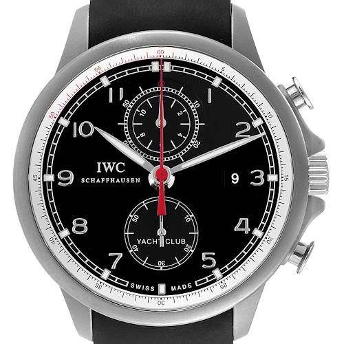 Photo of IWC Portuguese Yacht Club Chronograph Titanium Volvo LE  Mens Watch