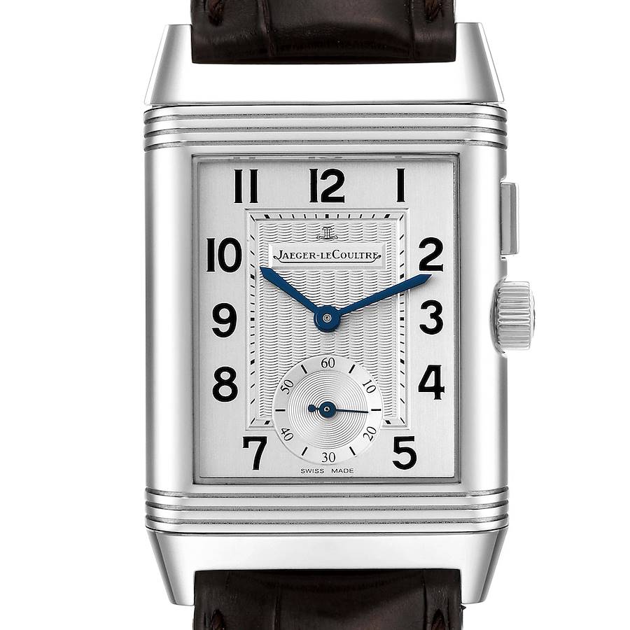 Jaeger LeCoultre Reverso Duo Day Night Dual Time Mens Watch 272.8.54 Q2718410 SwissWatchExpo