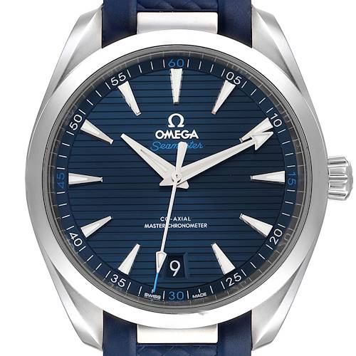 Photo of Omega Seamaster Aqua Terra Blue Dial Mens Watch 220.12.41.21.03.001 Box Card
