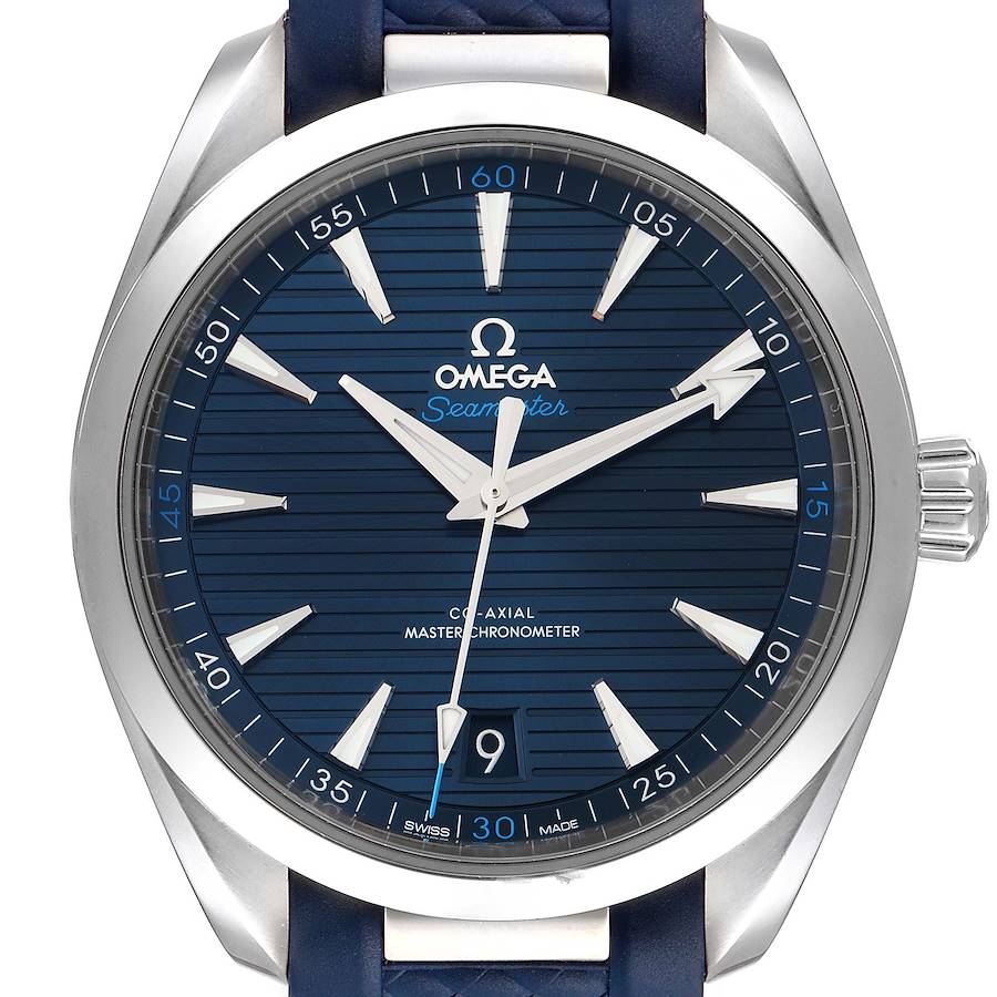 Omega Seamaster Aqua Terra Blue Dial Mens Watch 220.12.41.21.03.001 Box Card SwissWatchExpo