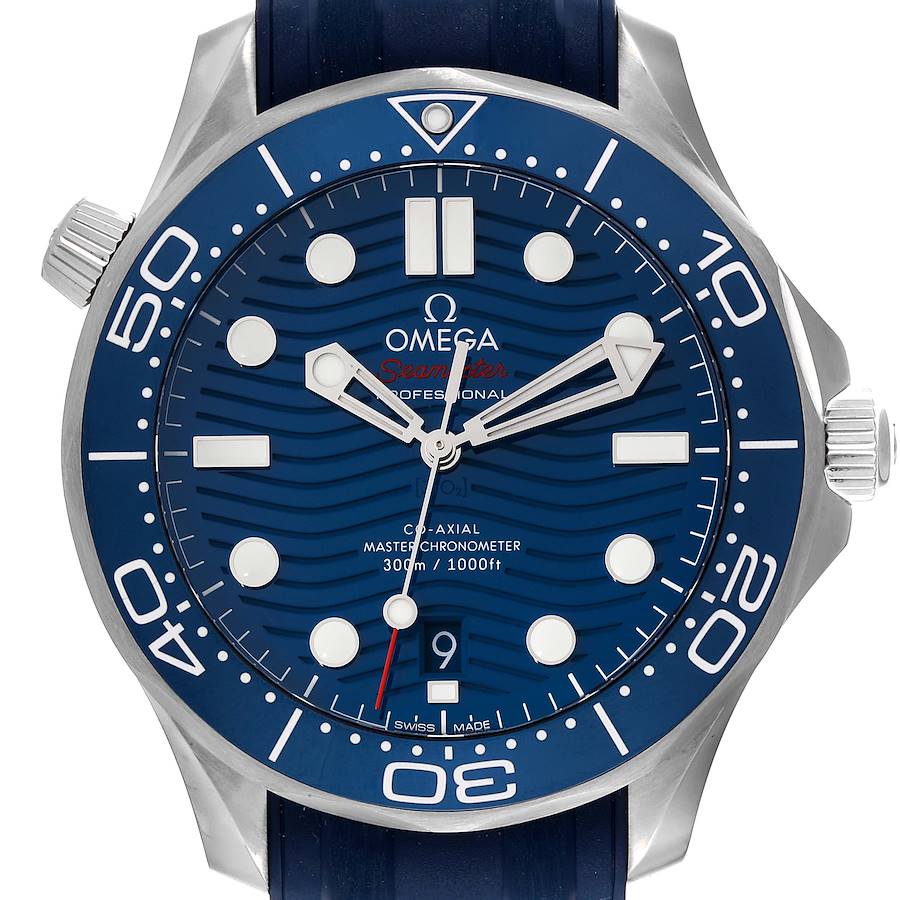Omega Seamaster Diver 300M Co-Axial Mens Watch 210.32.42.20.03.001 Box Card SwissWatchExpo