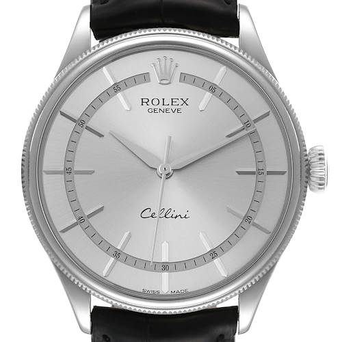 Photo of NOT FOR SALE Rolex Cellini Time White Gold Silver Dial Automatic Mens Watch 50509 PARTIAL PAYMENT