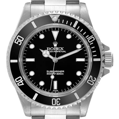 Photo of Rolex Submariner No Date 40mm 2 Liner Steel Mens Watch 14060