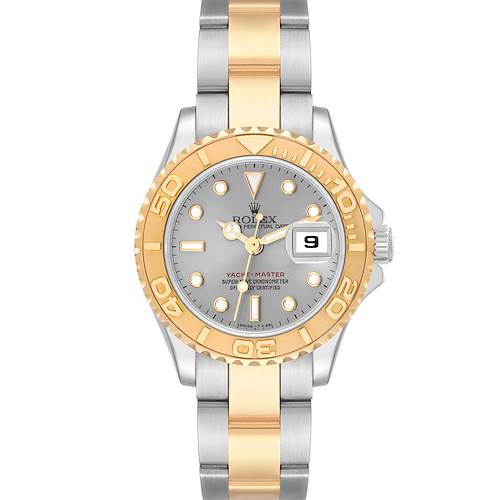 Photo of Rolex Yachtmaster Steel Yellow Gold Slate Dial Ladies Watch 69623