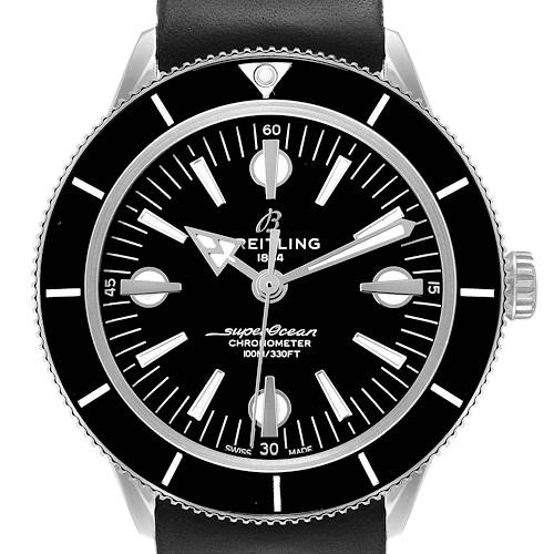 Photo of Breitling Superocean Heritage 57 Black Dial Steel Watch A10370 Unworn