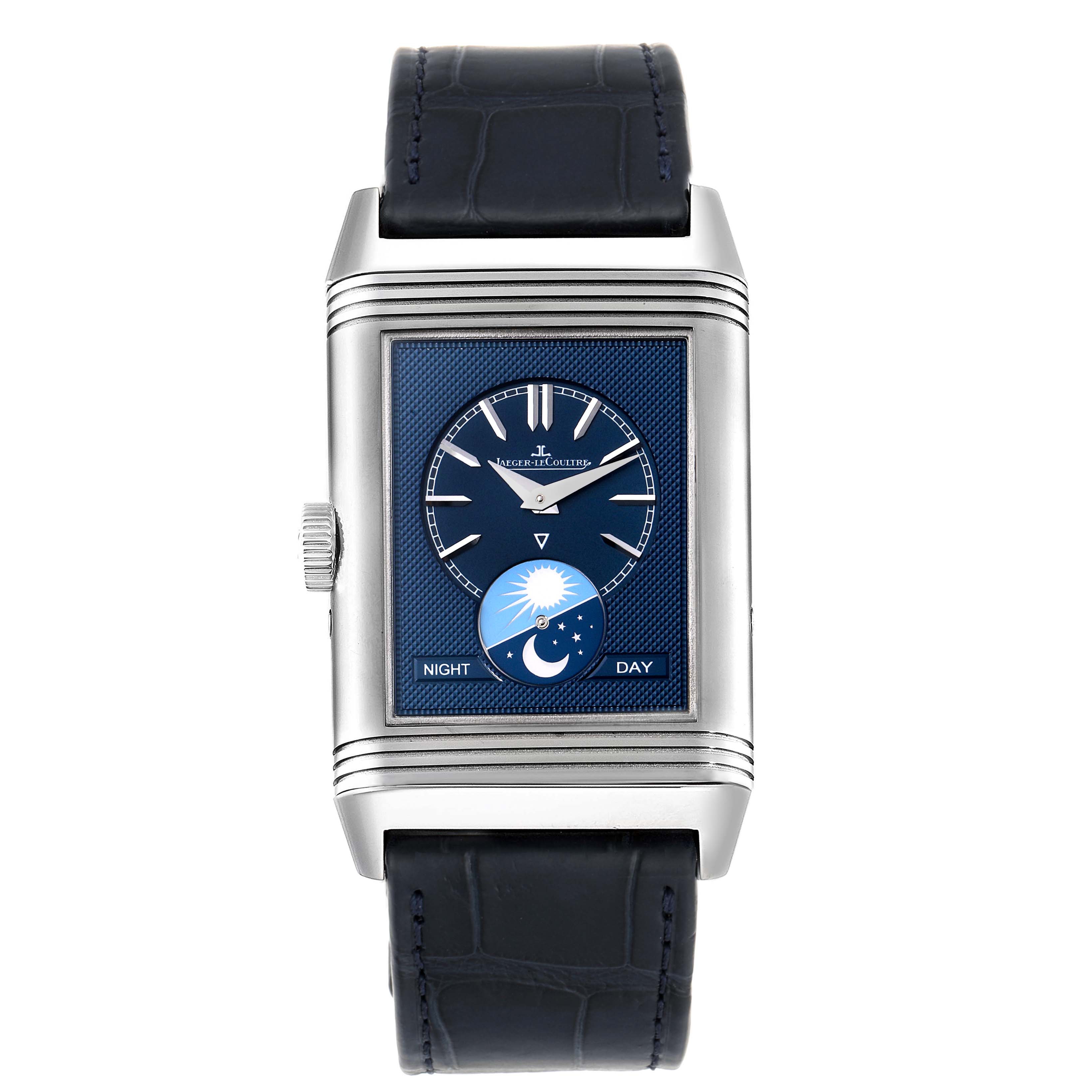 Jaeger LeCoultre Reverso Tribute Moon Watch 216.8.D3 Q3958420 Papers ...