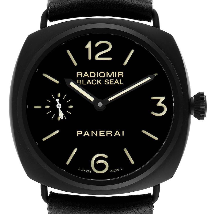 Panerai Radiomir 45mm Black Seal Ceramic Mens Watch PAM00292 Unworn SwissWatchExpo