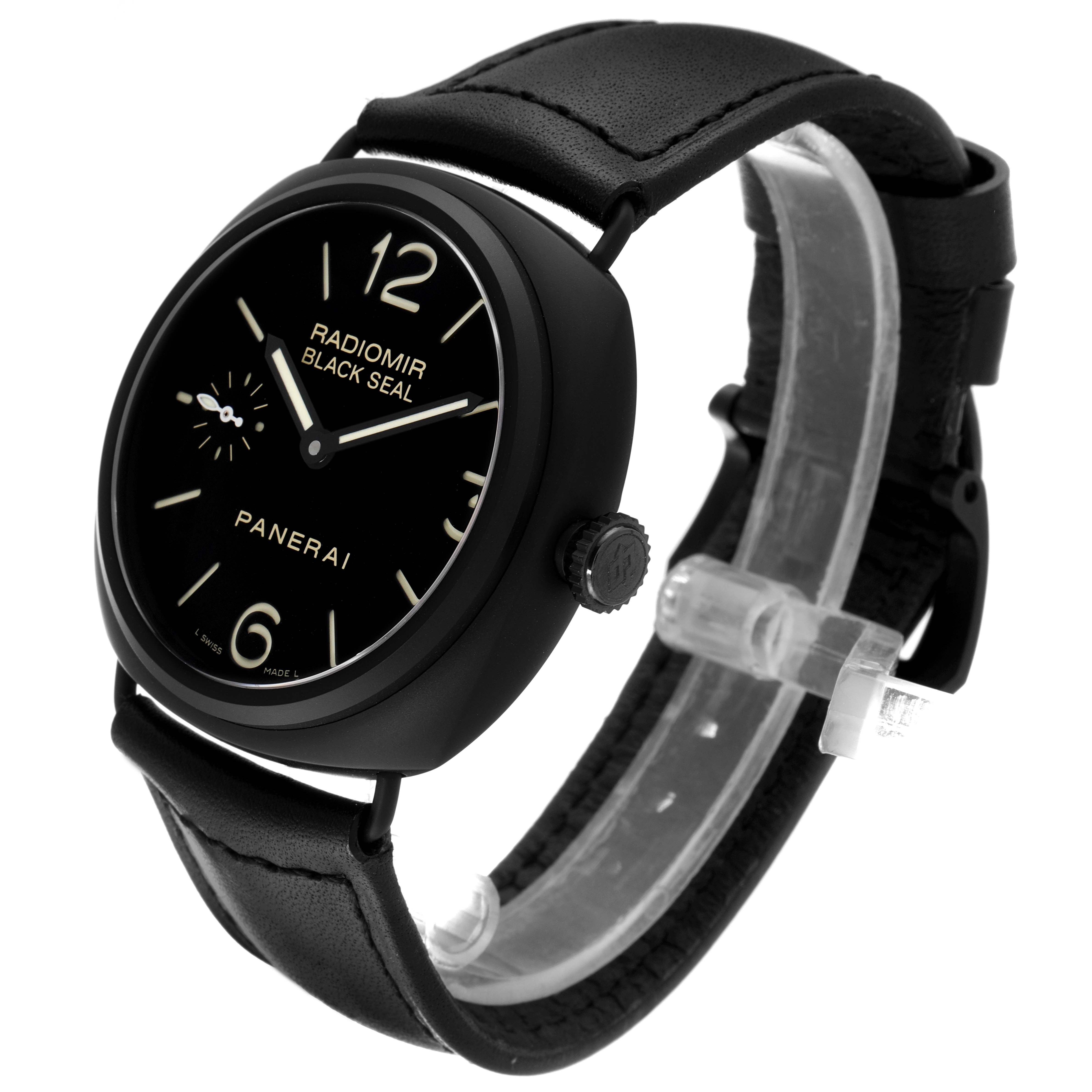 Panerai Radiomir 45mm Black Seal Ceramic Mens Watch Pam00292 Unworn Swisswatchexpo 