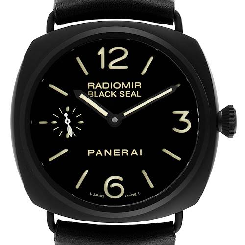 Photo of Panerai Radiomir 45mm Black Seal Ceramic Mens Watch PAM00292 Unworn
