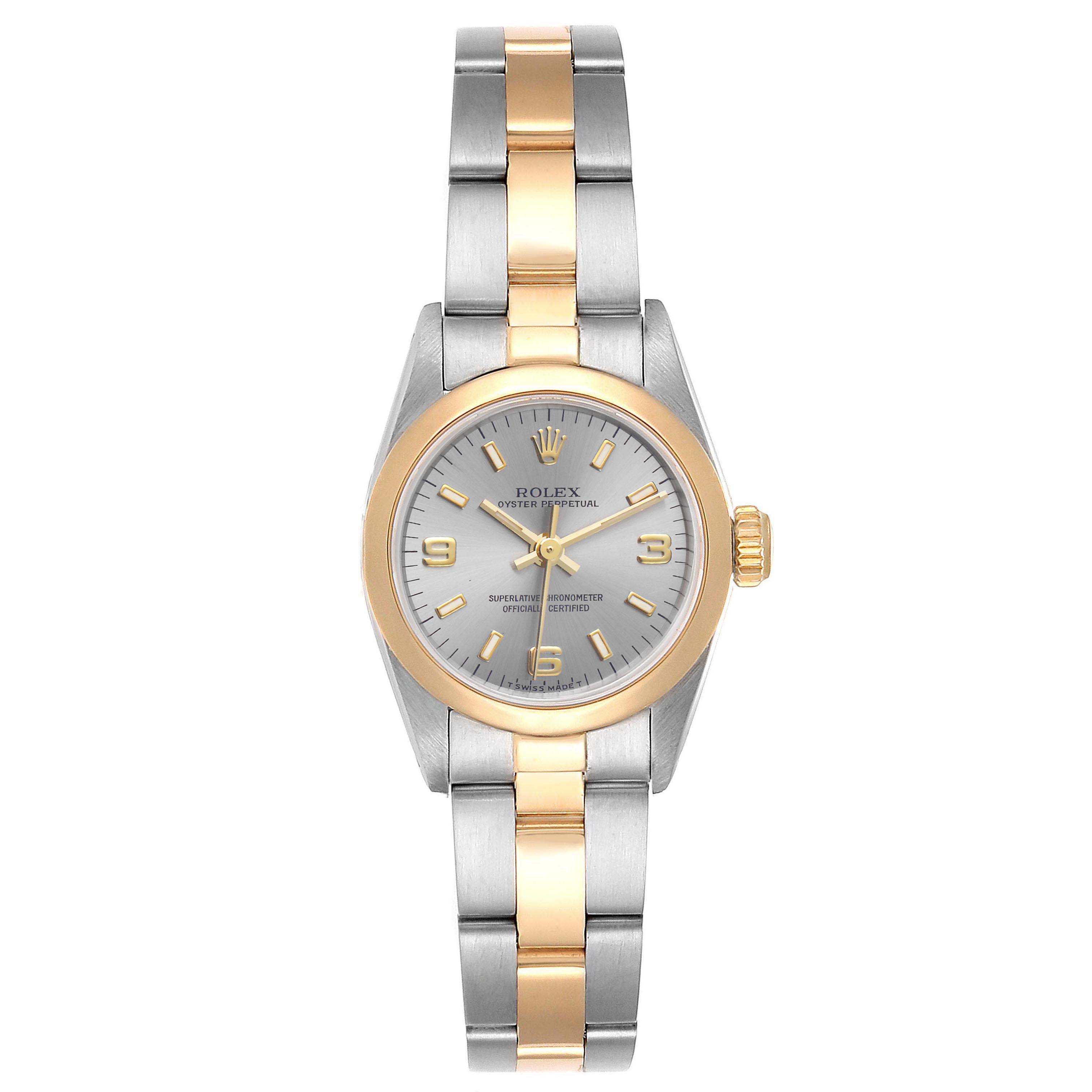 Rolex Oyster Perpetual Steel and Gold (two tone) 67183
