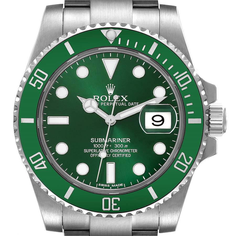 Rolex Submariner 116610LV Hulk Watch