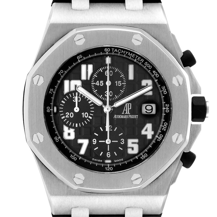 Audemars Piguet Royal Oak Offshore Black Dial Chronograph Watch 26170ST SwissWatchExpo